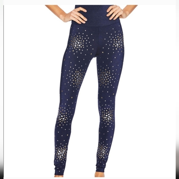 Beach Riot Leggings in Black.Medium size.Leggings with gold...